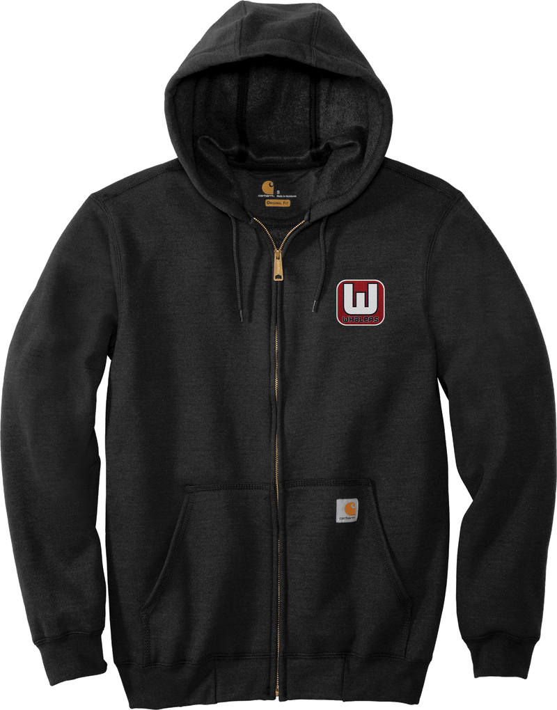 CT Whalers Tier 1 Carhartt Midweight Hooded Zip-Front Sweatshirt