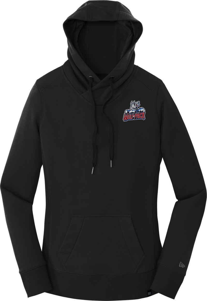 Hartford Jr. Wolfpack New Era Ladies French Terry Pullover Hoodie