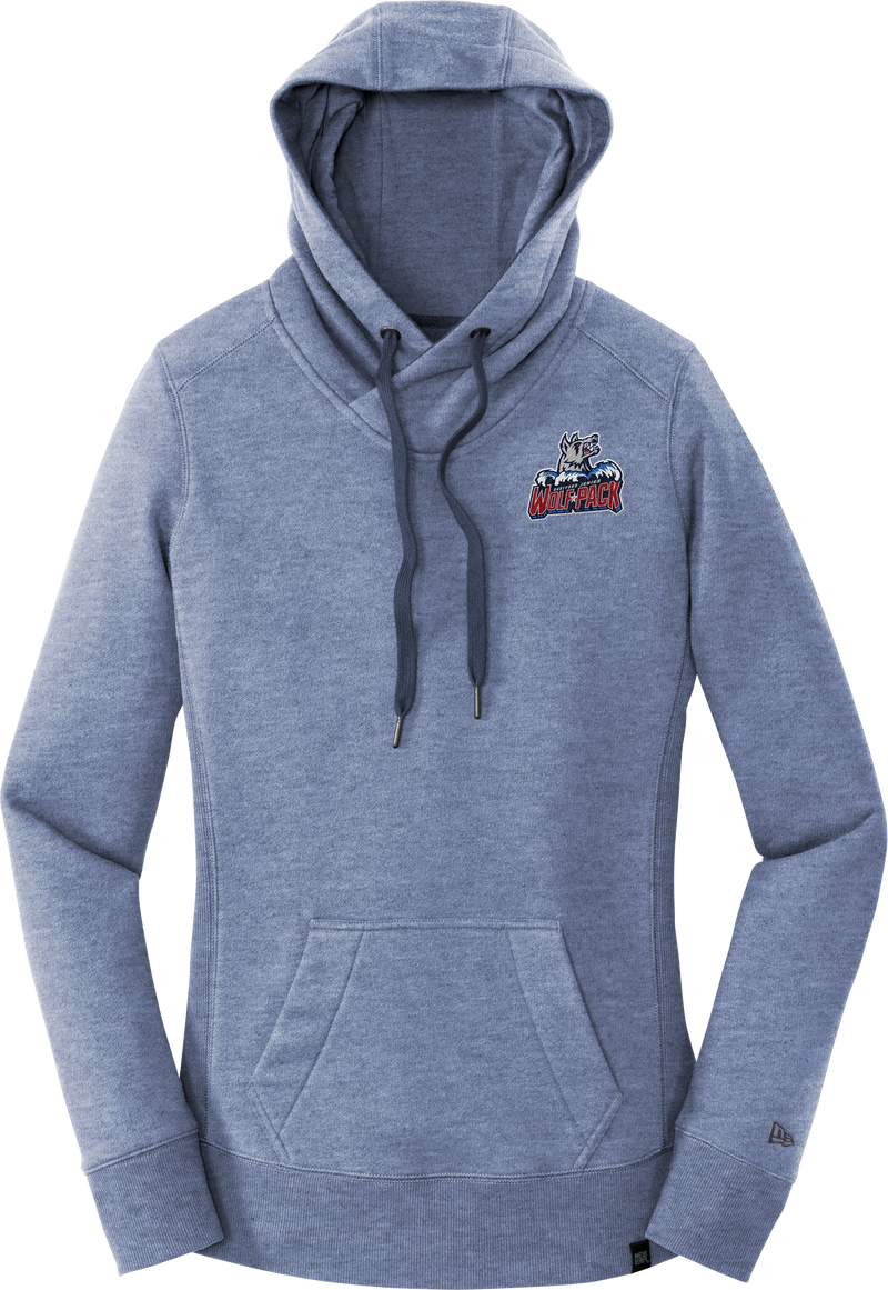 Hartford Jr. Wolfpack New Era Ladies French Terry Pullover Hoodie