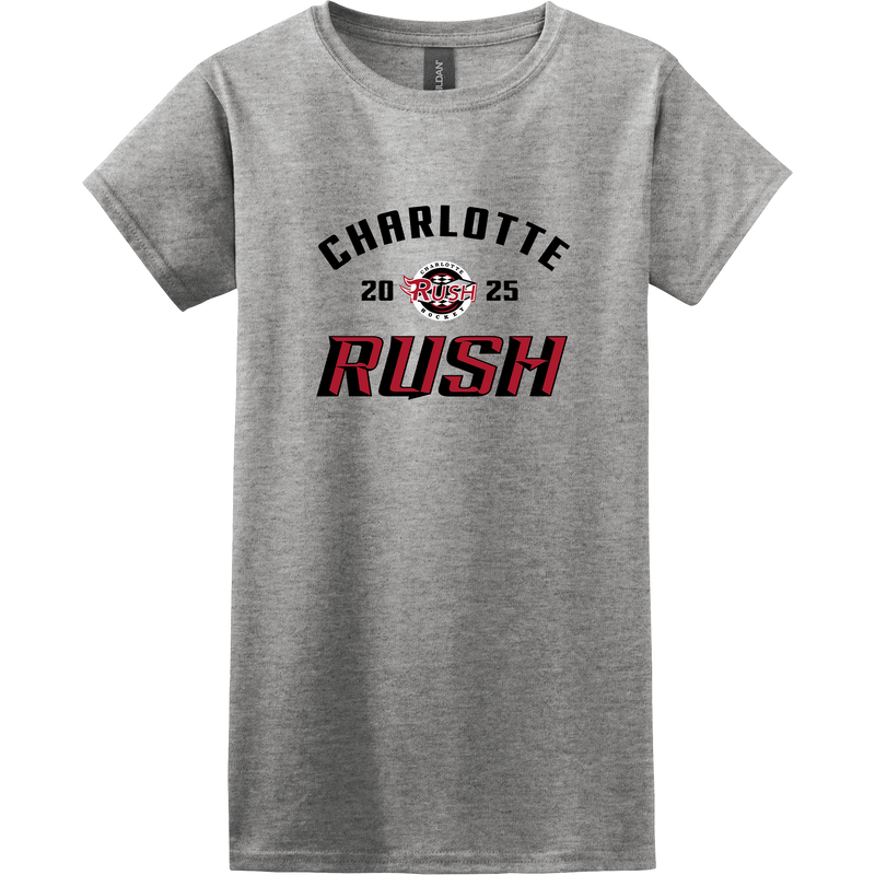 Charlotte Rush Hockey Softstyle Ladies T-Shirt