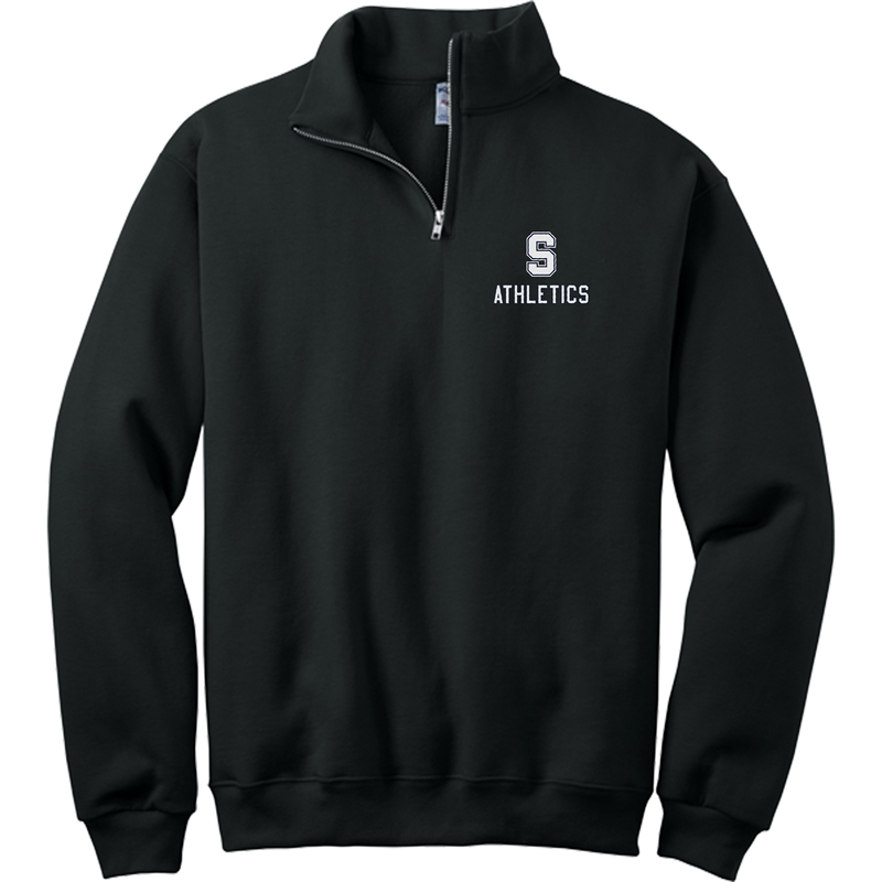 Midd South Athletics NuBlend 1/4-Zip Cadet Collar Sweatshirt