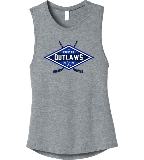 Brandywine Outlaws Womens Jersey Muscle Tank