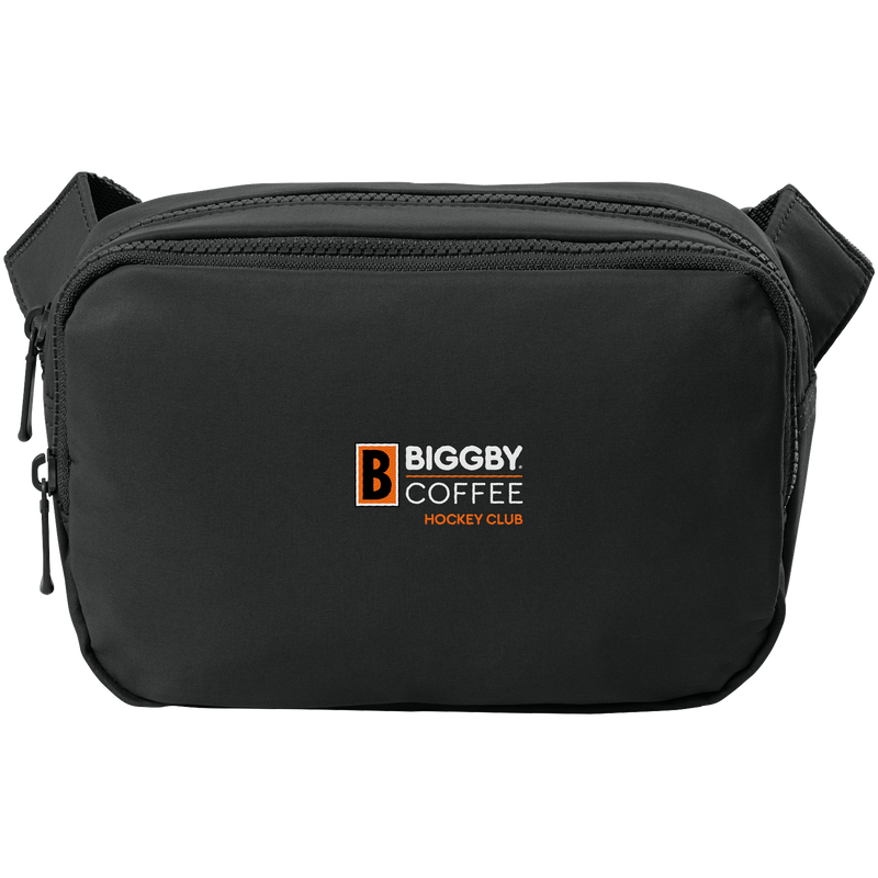 Biggby Coffee Hockey Club Matte Dual-Compartment Crossbody