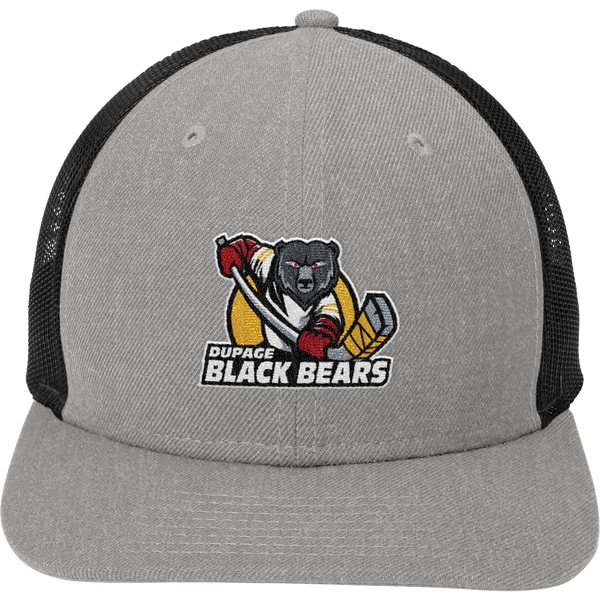 Dupage Black Bears New Era Snapback Low Profile Trucker Cap