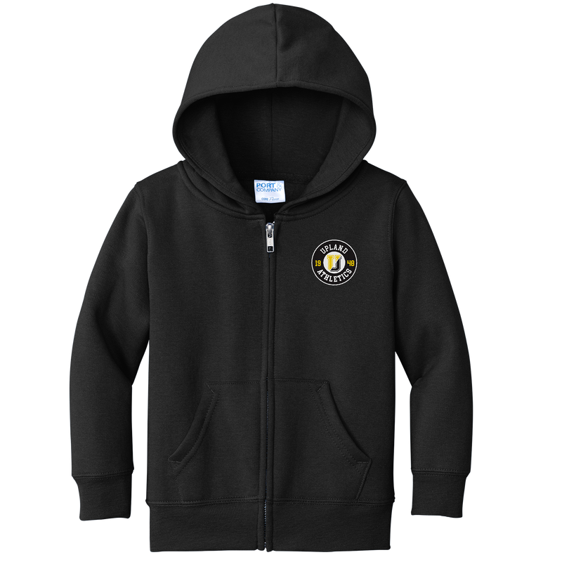 Upland Country Day School Toddler Core Fleece Full-Zip Hooded Sweatshirt