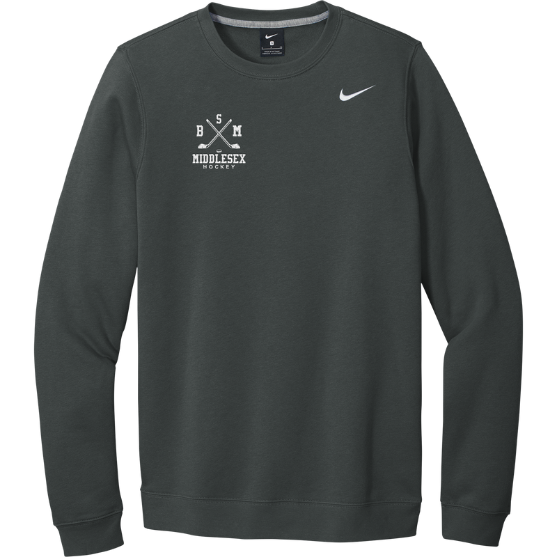 BSM Middlesex Nike Club Fleece Crew