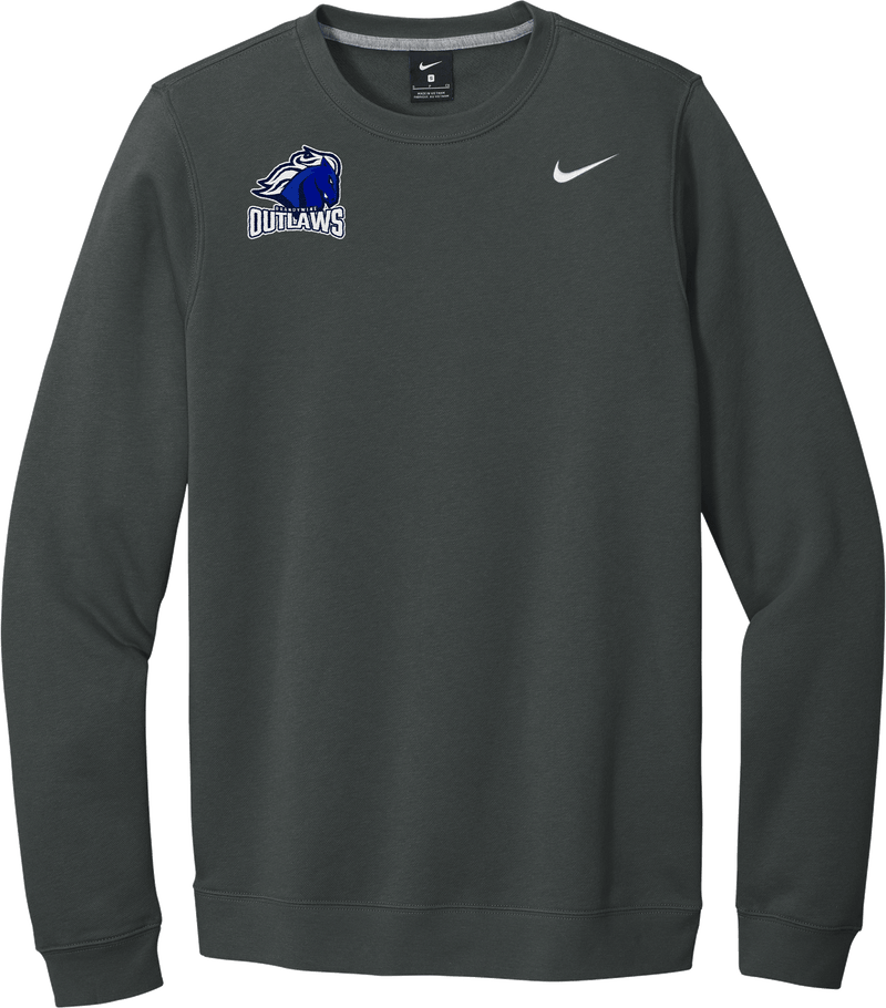 Brandywine Outlaws Nike Club Fleece Crew