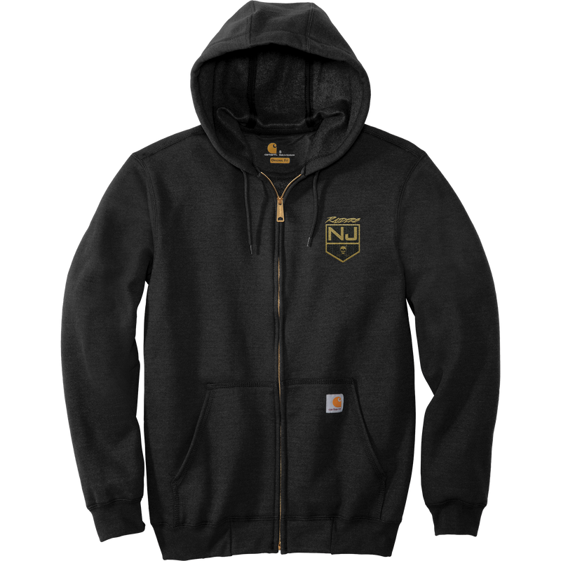 NJ Raiders Carhartt Midweight Hooded Zip-Front Sweatshirt