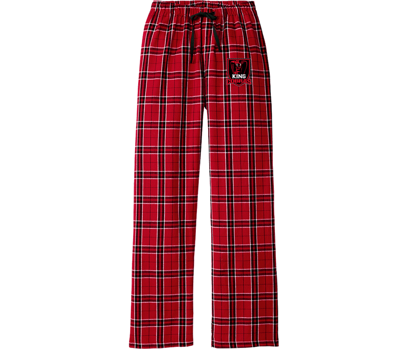 King Cobras Women's Flannel Plaid Pant