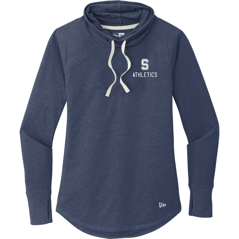 Midd South Athletics New Era Ladies Sueded Cotton Blend Cowl Tee