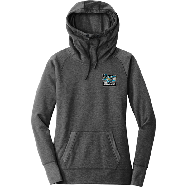 Boca Barracudas New Era Ladies Tri-Blend Fleece Pullover Hoodie