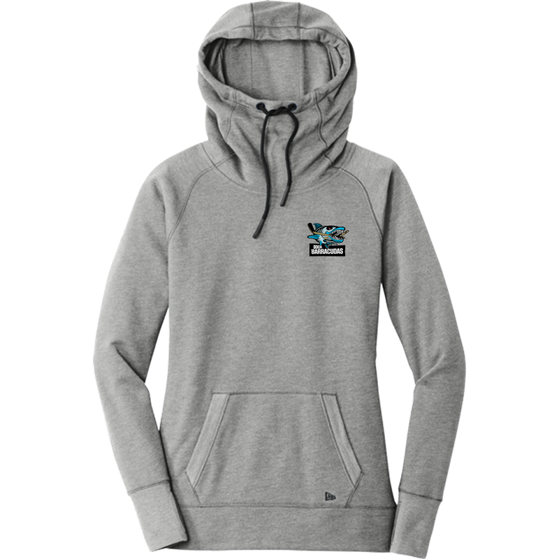 Boca Barracudas New Era Ladies Tri-Blend Fleece Pullover Hoodie