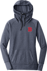 CT Bobcats New Era Ladies Tri-Blend Fleece Pullover Hoodie