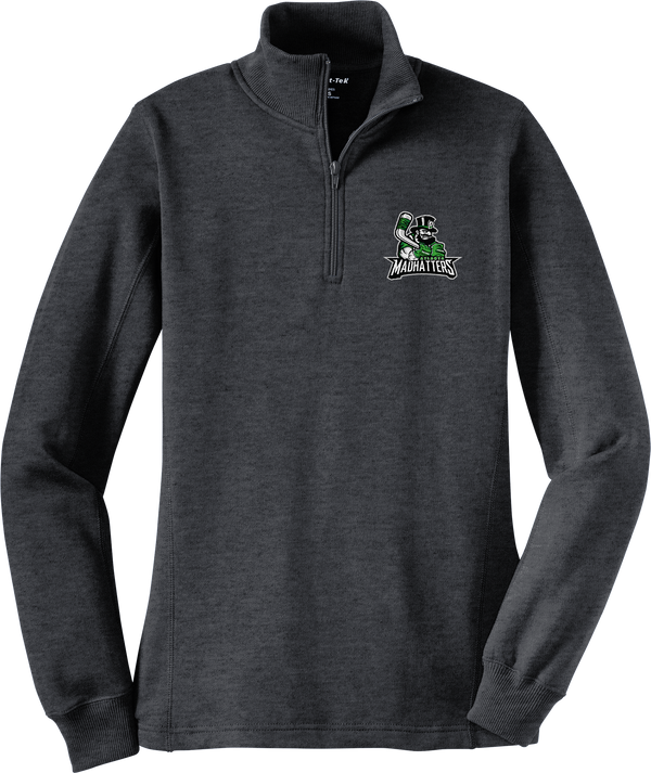 Atlanta Madhatters Ladies 1/4-Zip Sweatshirt