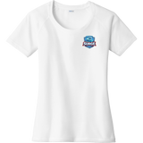 Florida Surge Ladies PosiCharge Tri-Blend Wicking Scoop Neck Raglan Tee