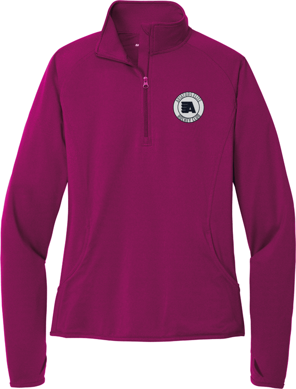 Aspen Aviators Ladies Sport-Wick Stretch 1/4-Zip Pullover