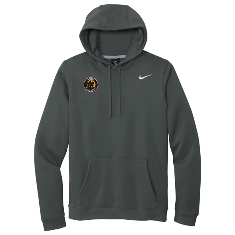 MD Jr. Black Bears Nike Club Fleece Pullover Hoodie