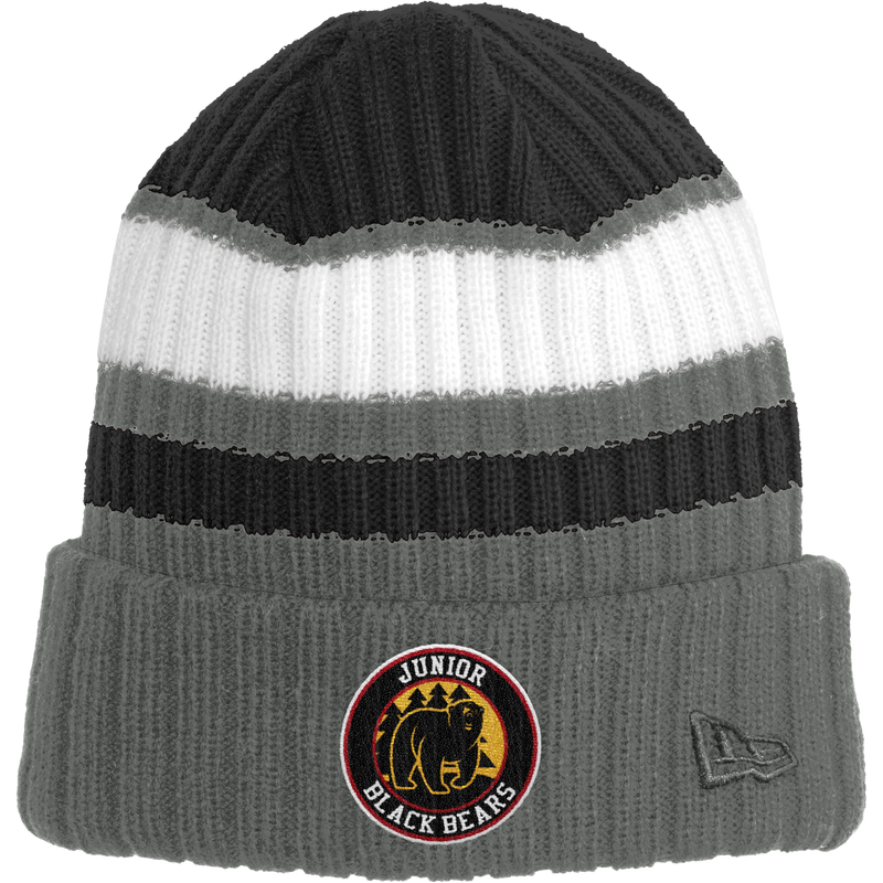 MD Jr. Black Bears New Era Ribbed Tailgate Beanie