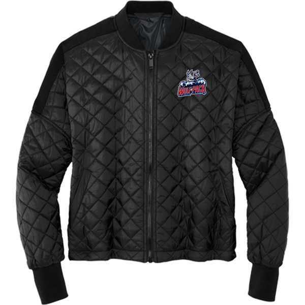 CT Wolfpack South Mercer+Mettle Womens Boxy Quilted Jacket