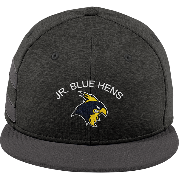 Delaware Jr. Blue Hens New Era Shadow Heather Striped Flat Bill Snapback Cap
