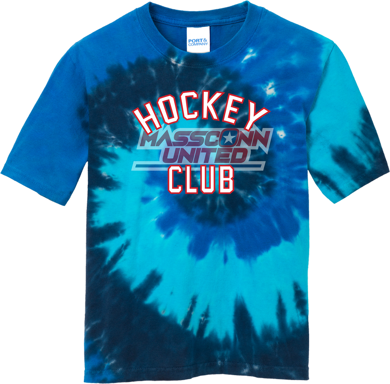 Mass Conn United Youth Tie-Dye Tee