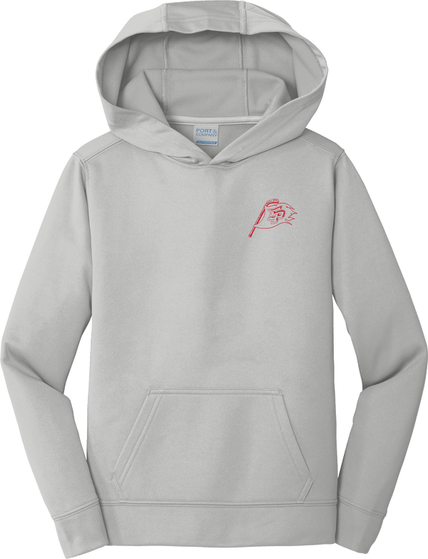 South Pittsburgh Rebellion Youth Performance Fleece Pullover Hooded Sweatshirt