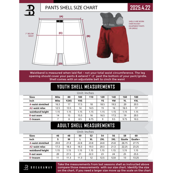 Princeton Jr. Tigers Youth Sublimated Pants Shell