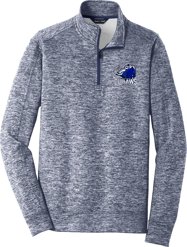 Brandywine Outlaws PosiCharge Electric Heather Fleece 1/4-Zip Pullover