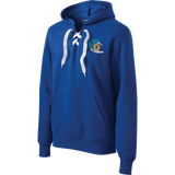 BagelEddi's Lace Up Pullover Hooded Sweatshirt