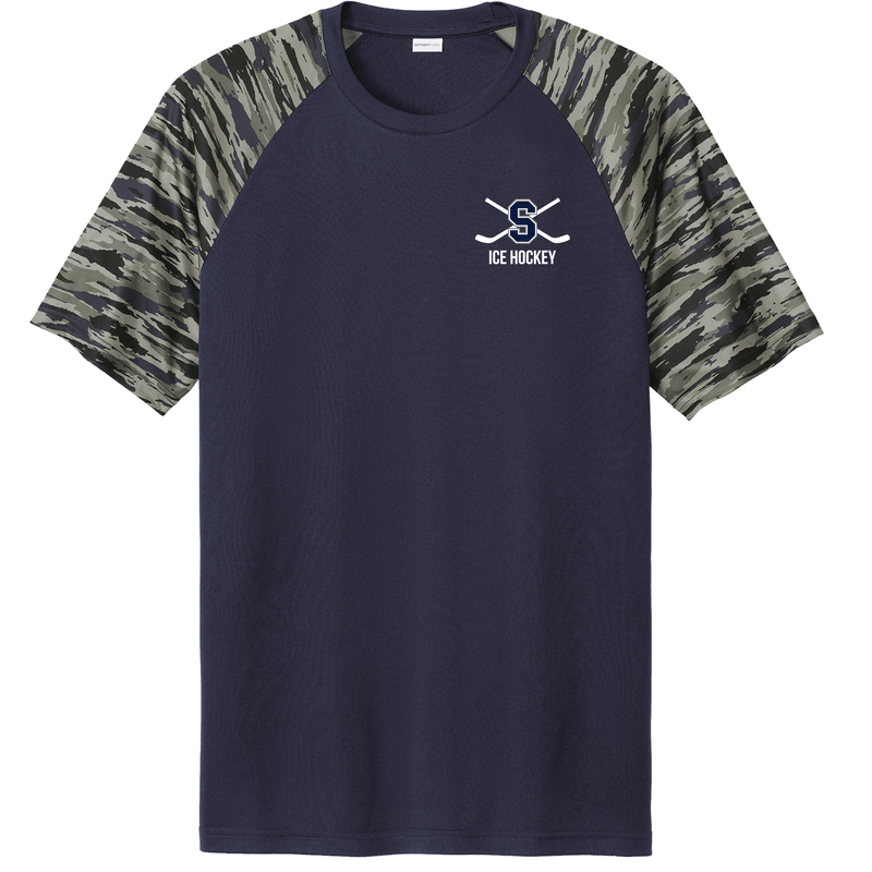 Midd South Hockey Drift Camo Colorblock Tee