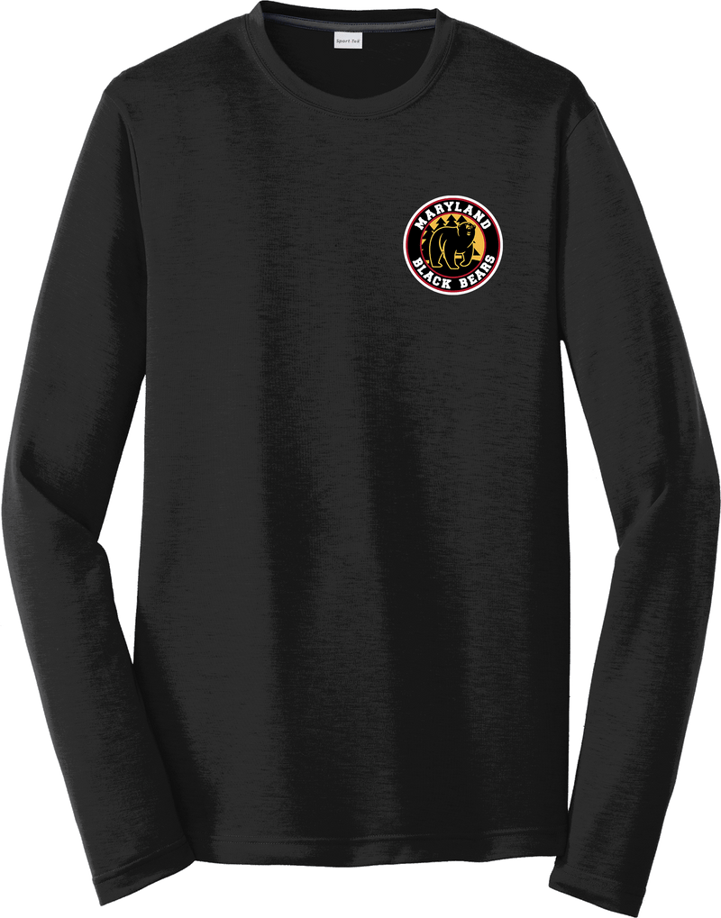 Maryland Black Bears Long Sleeve PosiCharge Competitor Cotton Touch Tee