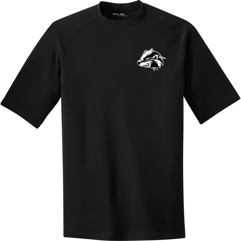 Allegheny Badgers PosiCharge Tri-Blend Wicking Raglan Tee