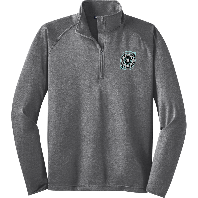 Brooklyn Aviators Sport-Wick Stretch 1/4-Zip Pullover