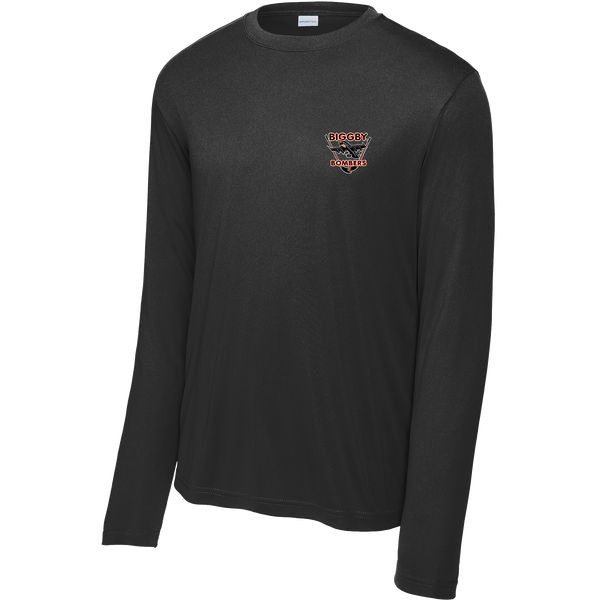 Biggby Bombers Youth Long Sleeve PosiCharge Competitor Tee