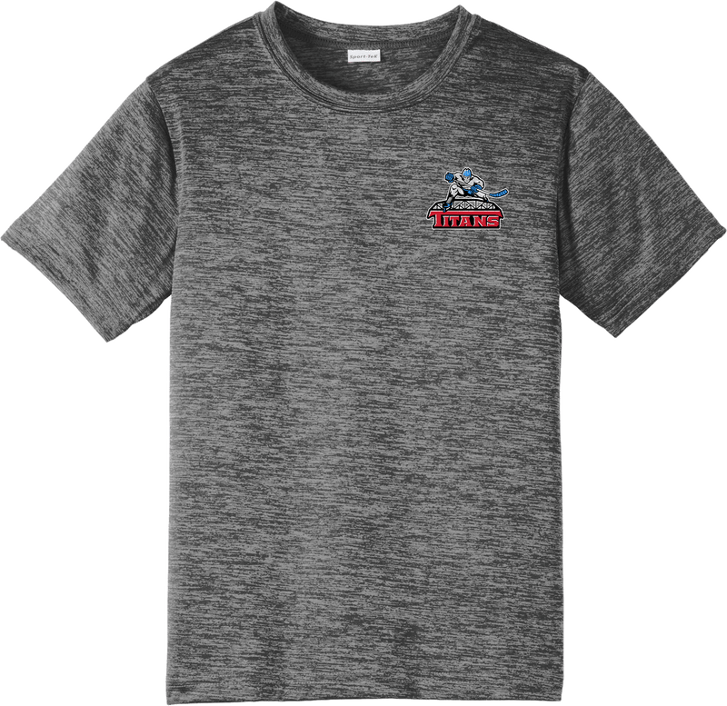 NJ Titans Youth PosiCharge Electric Heather Tee